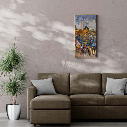 Ortaköy'ün Işıltısı Yağlı Boya Tablosu