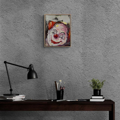 İronik Hüzün Yağlı Boya Tablosu