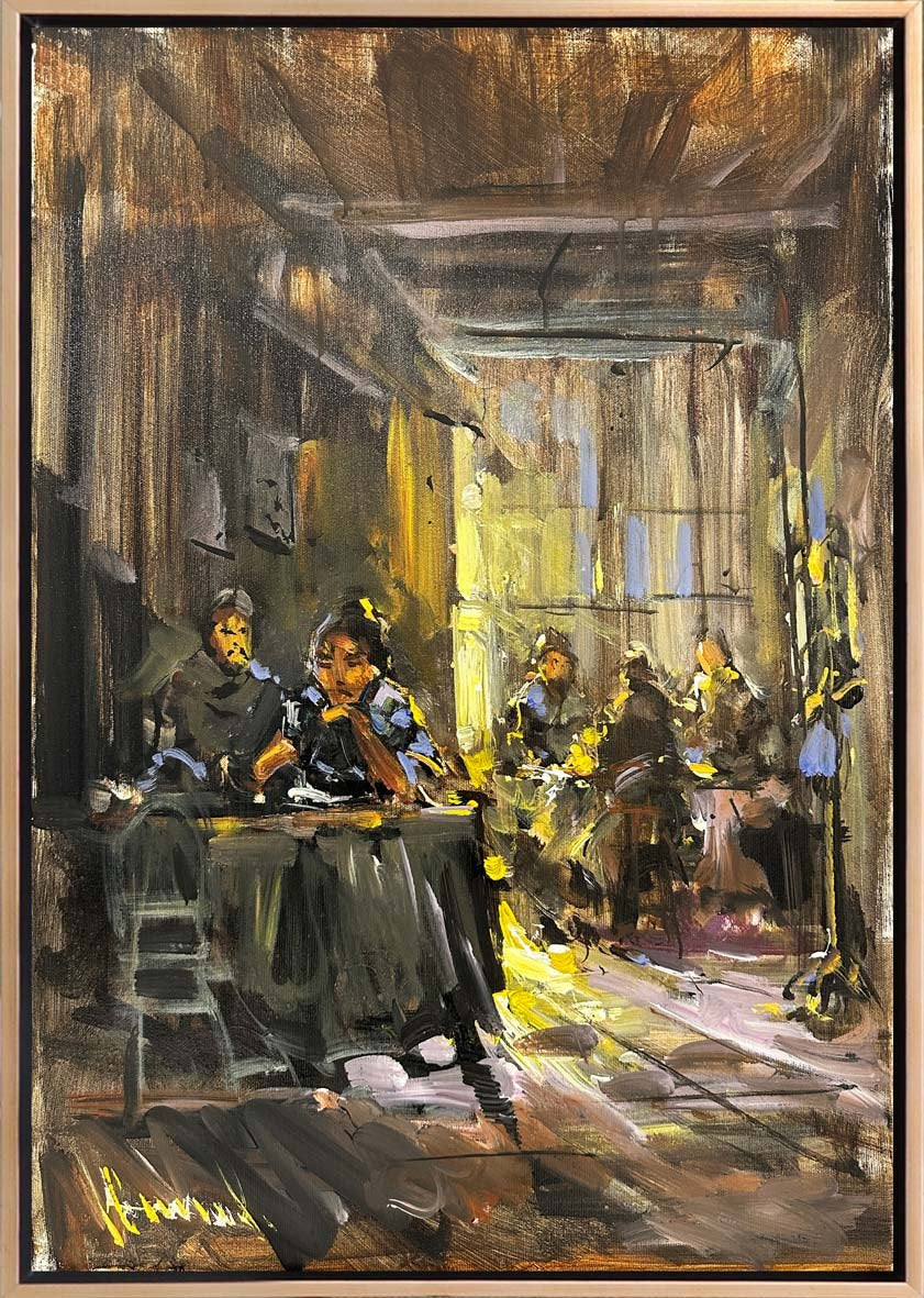 Çilingir Sofrası Yağlı Boya Tablosu