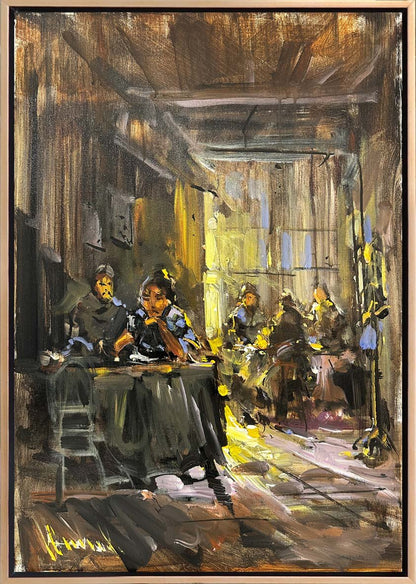 Çilingir Sofrası Yağlı Boya Tablosu