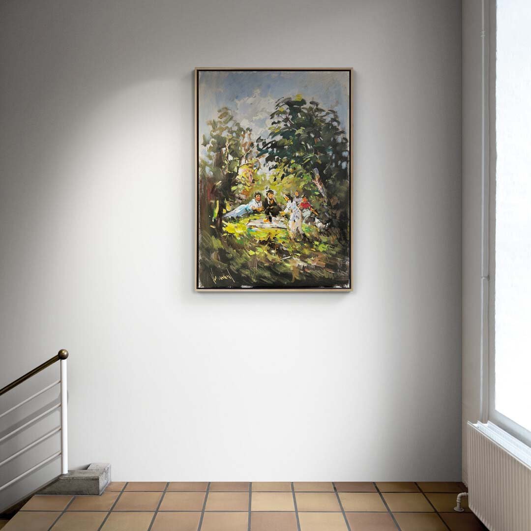 Piknik Yağlı Boya Tablosu