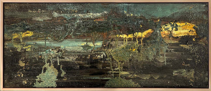 Kasvetli Manzara Yağlı Boya Tablosu