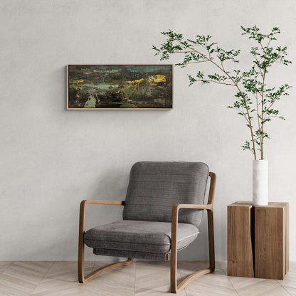 Kasvetli Manzara Yağlı Boya Tablosu