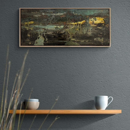 Kasvetli Manzara Yağlı Boya Tablosu