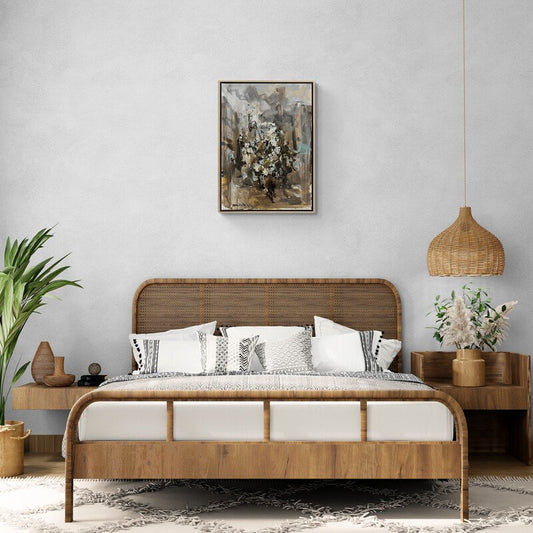 Yıkımın İzleri Yağlı Boya Tablosu