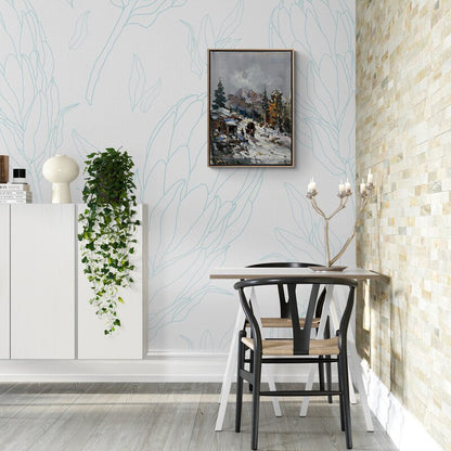 Karlı Köy Yağlı Boya Tablosu