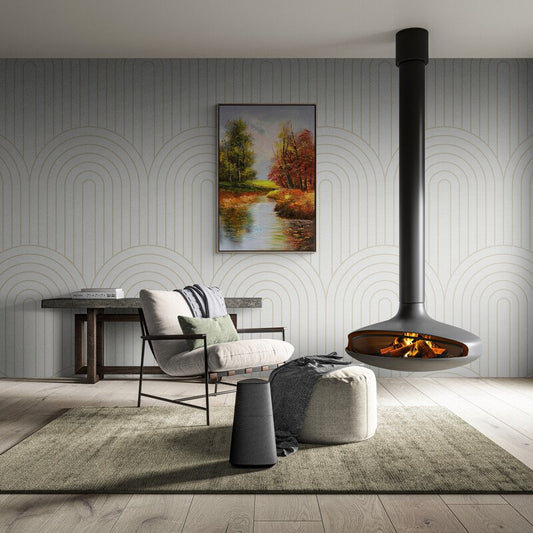 Ormanın Sonbahar Işıltısı Yağlı Boya Tablosu