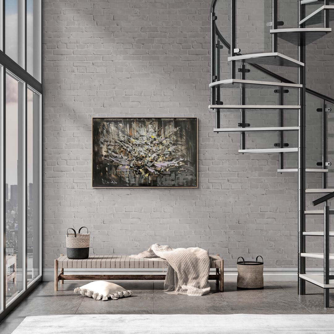 Kaotik Denge Yağlı Boya Tablosu