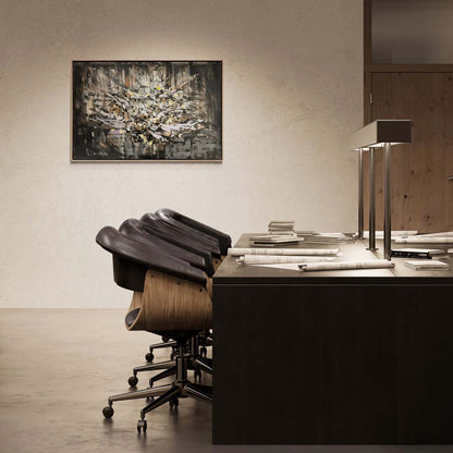 Kaotik Denge Yağlı Boya Tablosu