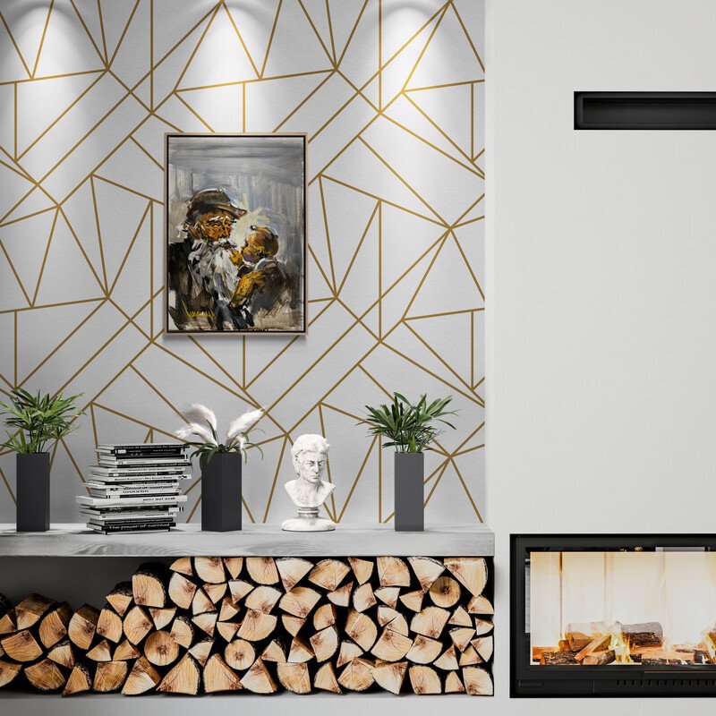 Gençlikle Gelen Hatıralar Yağlı Boya Tablosu