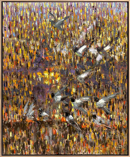 Sonsuz Kanatlar Yağlı Boya Tablosu