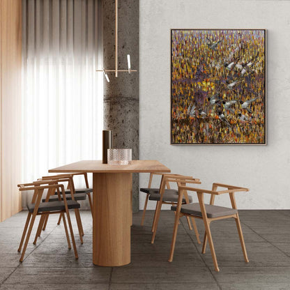 Sonsuz Kanatlar Yağlı Boya Tablosu