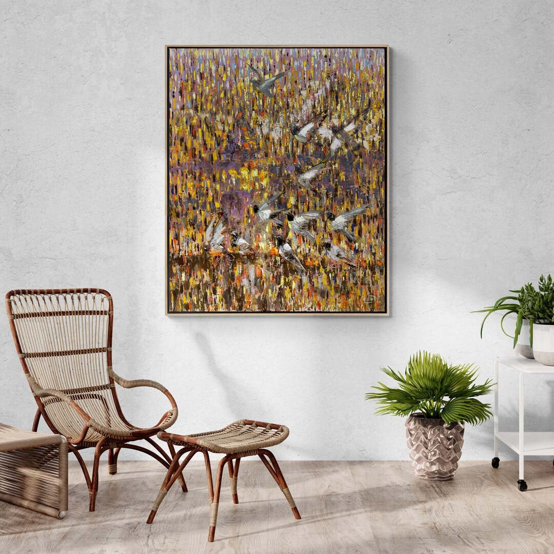 Sonsuz Kanatlar Yağlı Boya Tablosu