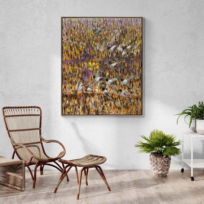 Sonsuz Kanatlar Yağlı Boya Tablosu