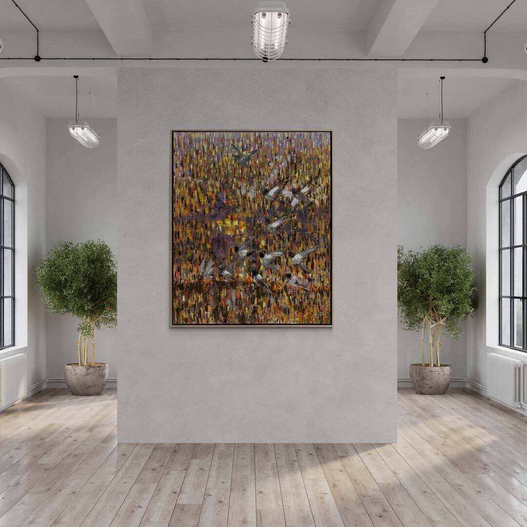 Sonsuz Kanatlar Yağlı Boya Tablosu