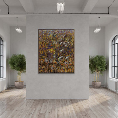 Sonsuz Kanatlar Yağlı Boya Tablosu