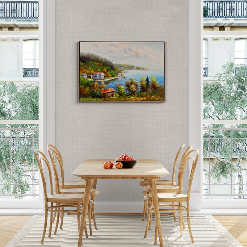 Yalıların Tarihi İzleri Yağlı Boya Tablosu