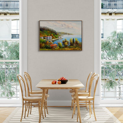 Yalıların Tarihi İzleri Yağlı Boya Tablosu