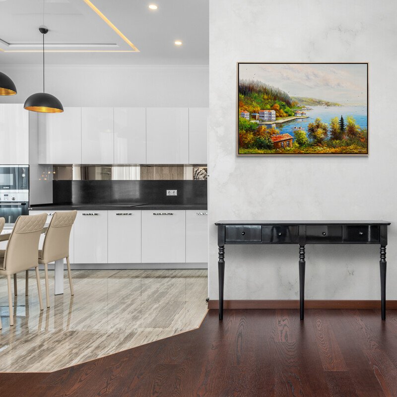 Yalıların Tarihi İzleri Yağlı Boya Tablosu