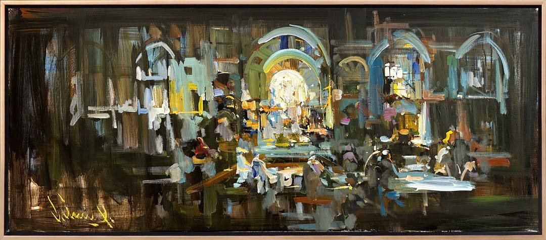 Soyut Düşlerin Peşinde Yağlı Boya Tablosu