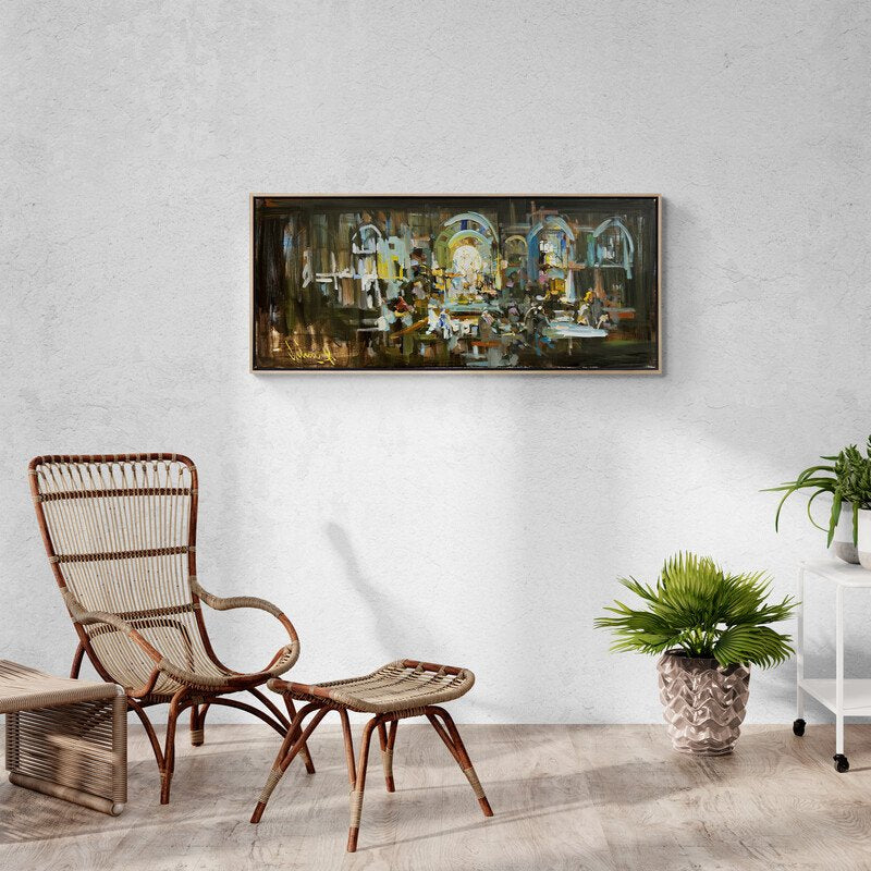 Soyut Düşlerin Peşinde Yağlı Boya Tablosu