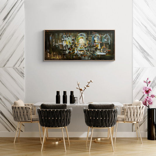 Soyut Düşlerin Peşinde Yağlı Boya Tablosu