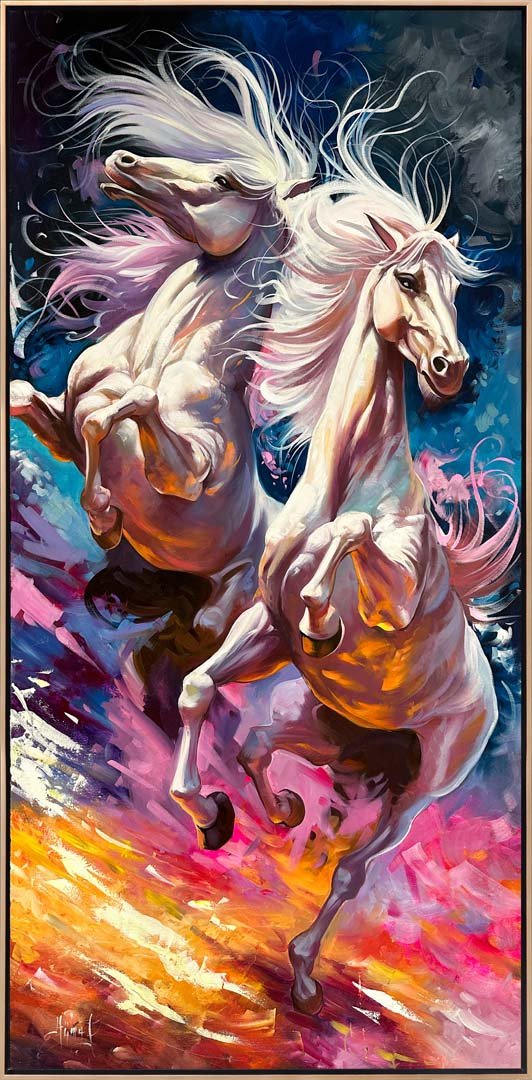 Safkanlığın İhtişamlı Zerafeti Yağlı Boya Tablosu