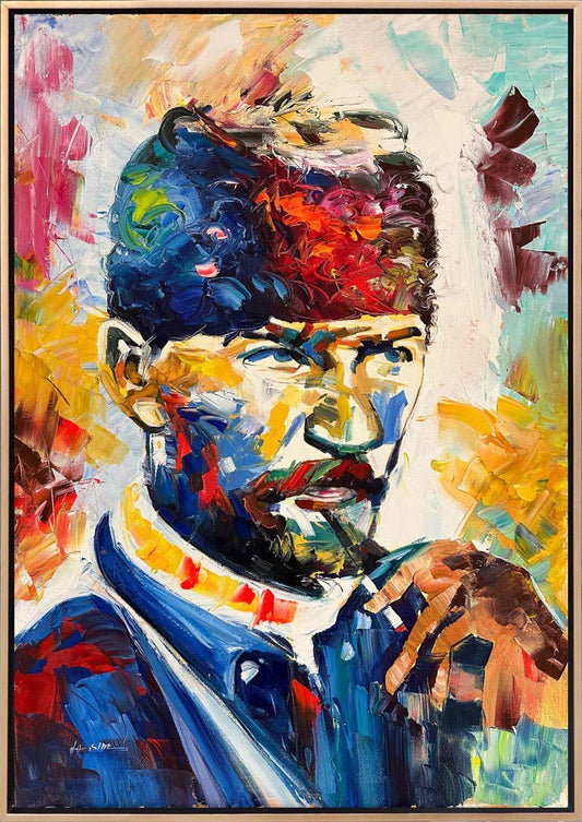 Milli Mücadelenin Mimarı Yağlı Boya Tablosu