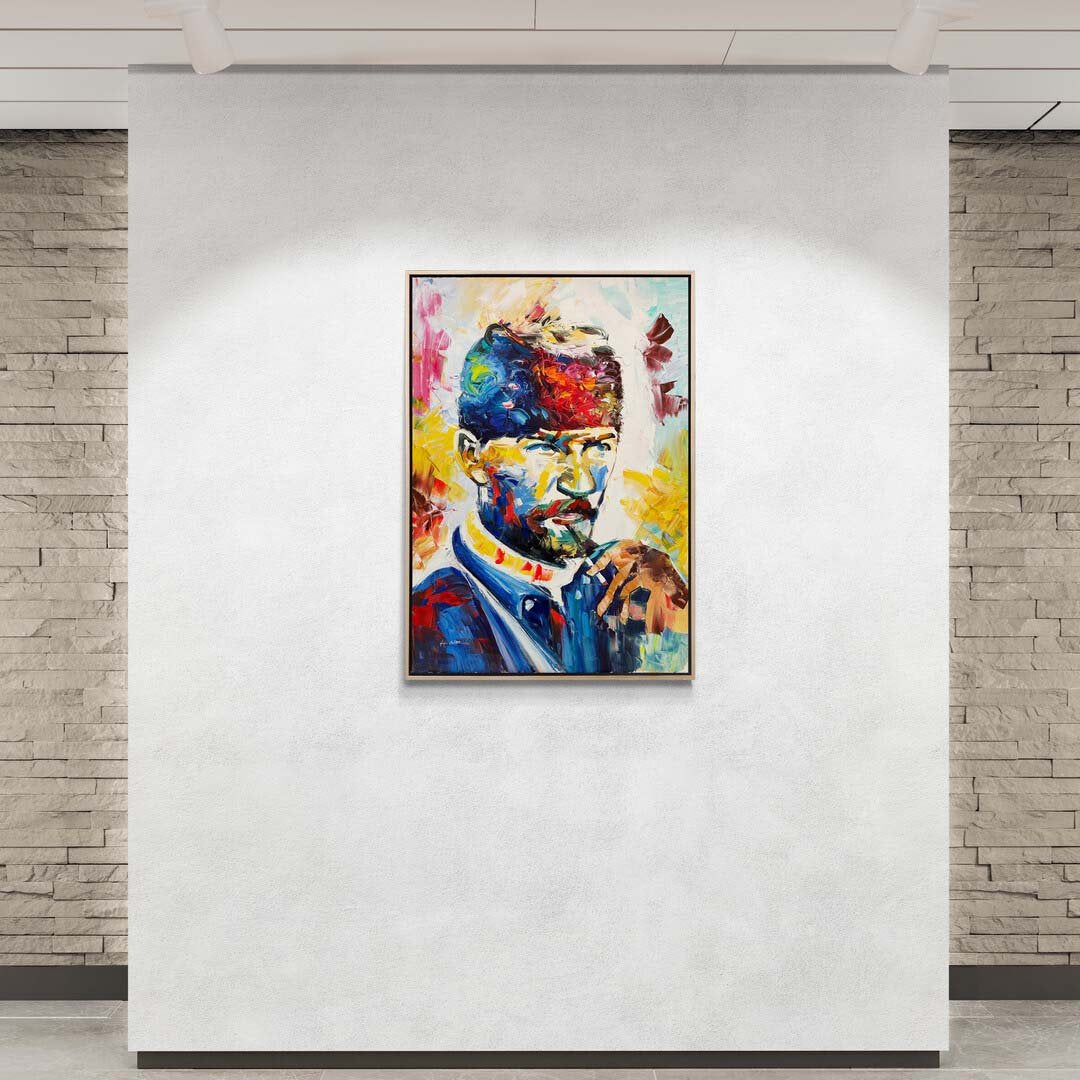 Milli Mücadelenin Mimarı Yağlı Boya Tablosu