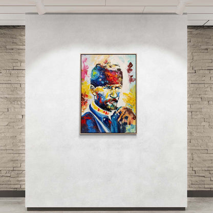 Milli Mücadelenin Mimarı Yağlı Boya Tablosu