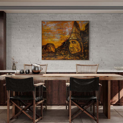 Nemrut'un Tarihî Yankıları Yağlı Boya Tablosu