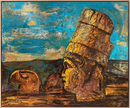 Nemrut'un Tarihi Yolculuğu Yağlı Boya Tablosu