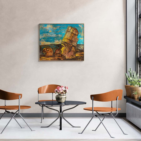 Nemrut'un Tarihi Yolculuğu Yağlı Boya Tablosu