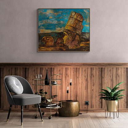 Nemrut'un Tarihi Yolculuğu Yağlı Boya Tablosu