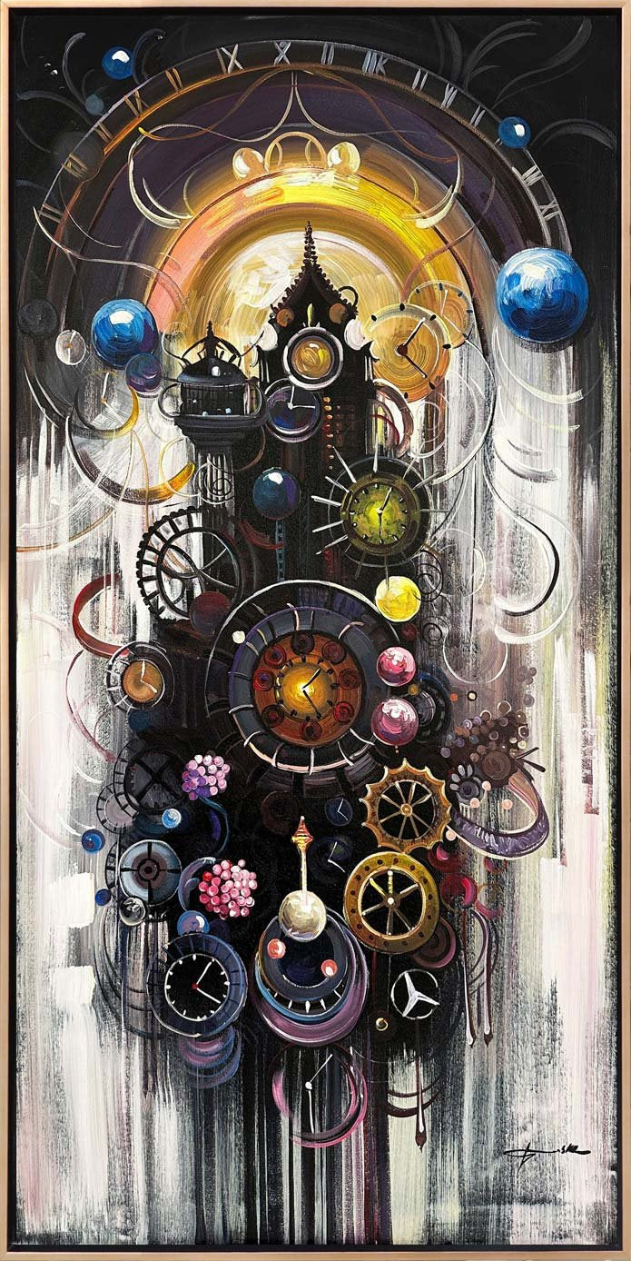 Zamanın Yankıları Yağlı Boya Tablosu