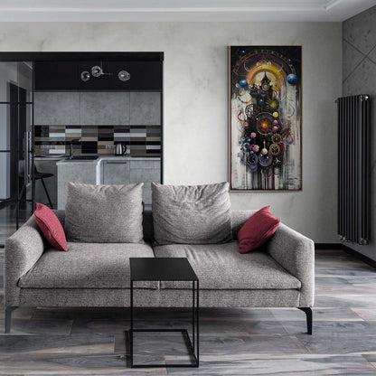 Zamanın Yankıları Yağlı Boya Tablosu