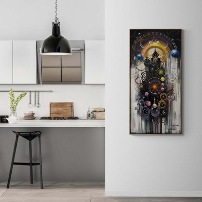 Zamanın Yankıları Yağlı Boya Tablosu