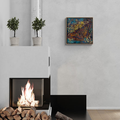 Kırılgan Güzellik Yağlı Boya Tablosu