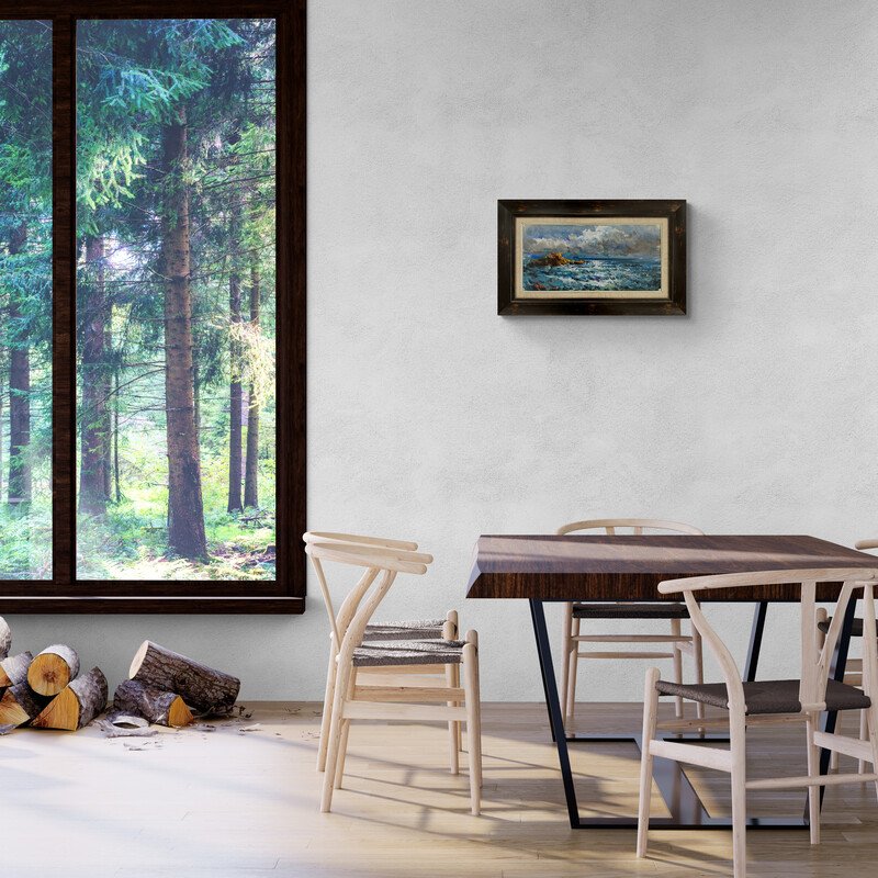 Denizin Sessiz Çığlığı Yağlı Boya Tablosu