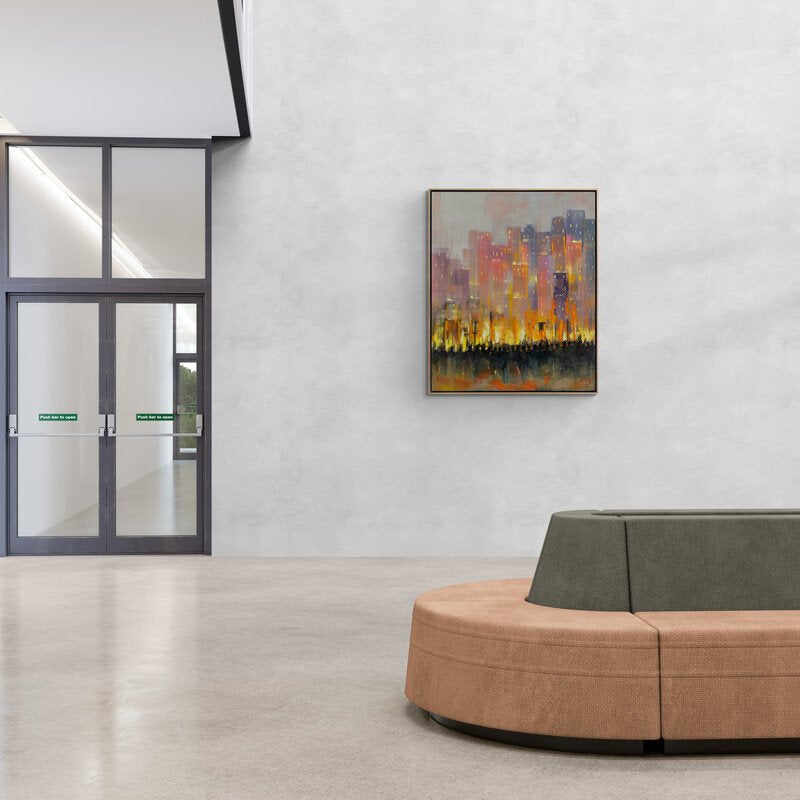 Gece Şafağı Rüyası Yağlı Boya Tablosu