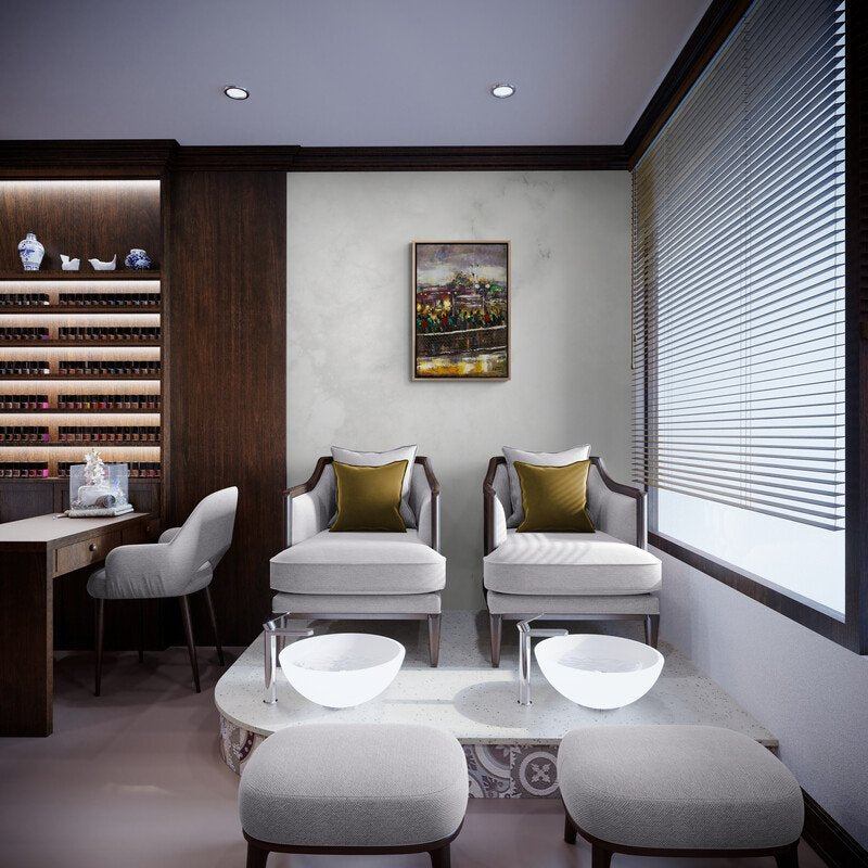 İlhamın İzleri Yağlı Boya Tablosu