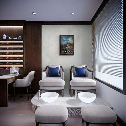 Kız Kulesinin İzleri Yağlı Boya Tablosu