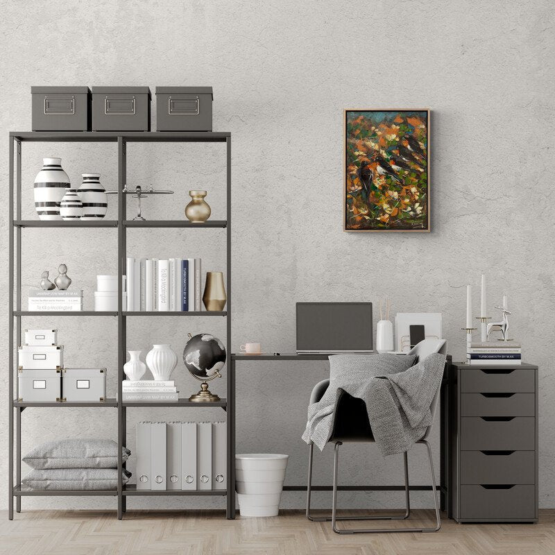 Kuşların Fısıltıları Yağlı Boya Tablosu