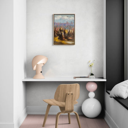 Kapadokya Güvercinleri Yağlı Boya Tablosu