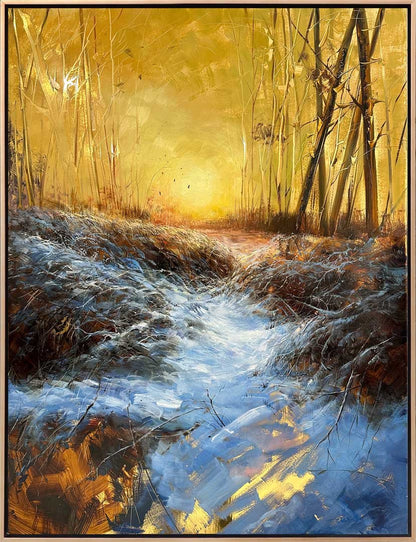 Kışın Esintisi Yağlı Boya Tablosu