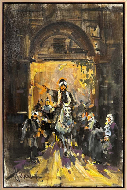 Halkı Selamlama Yağlı Boya Tablosu