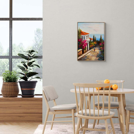 Sessiz Sokaklar Yağlı Boya Tablosu