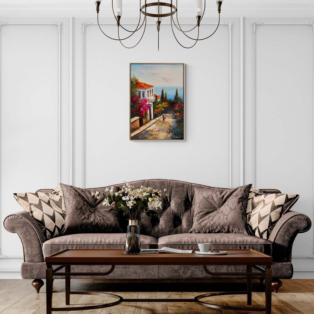 Sessiz Sokaklar Yağlı Boya Tablosu