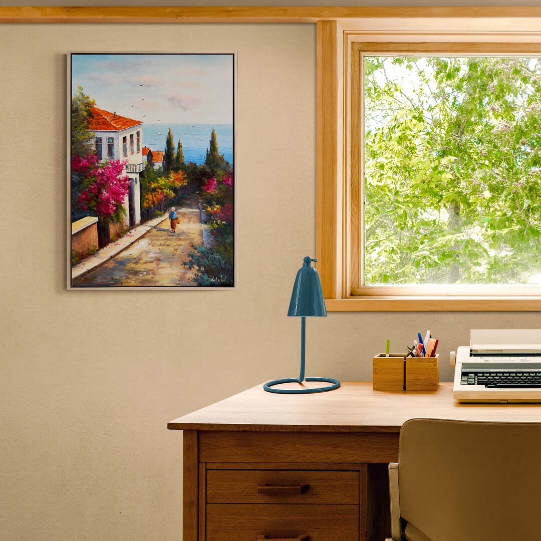 Sessiz Sokaklar Yağlı Boya Tablosu