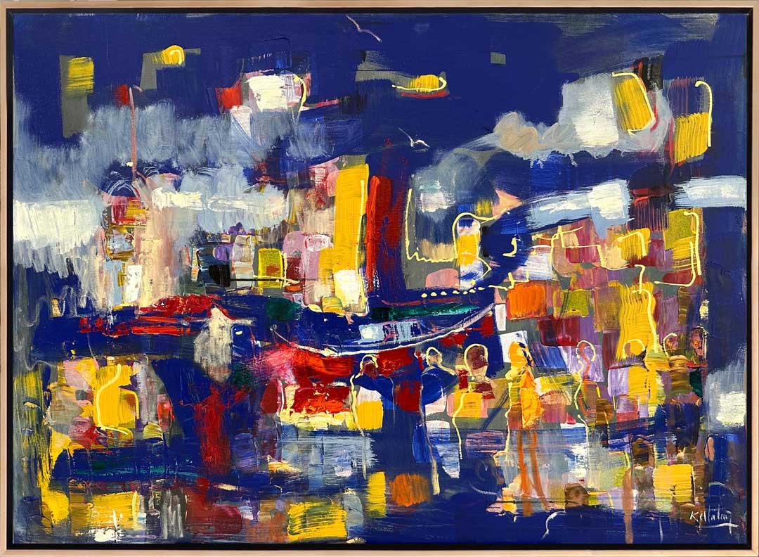 Duyguların Karmaşık Dokusu Yağlı Boya Tablosu